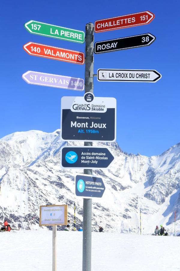 Saint-Gervais Apartment Next To Bettex Ski Lift Exterior photo